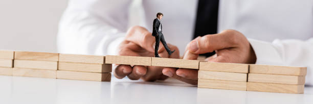 istock Conceptual image of business partnership and support 1170831528