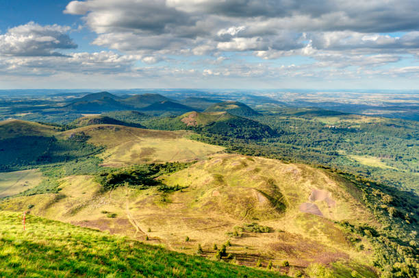 istock Panorama from the Puy de Dome, France 1170838342