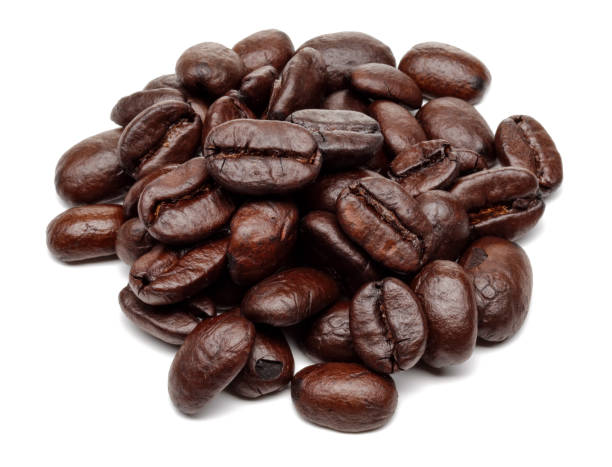 istock Roasted coffee beans isolated on white 1170842754
