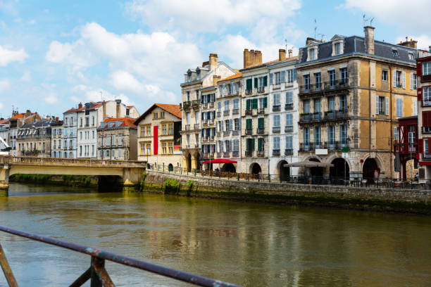 istock Bayonne embankment on Nive river 1170842926