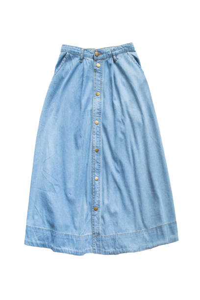 istock Denim skirt isolated 1170842957