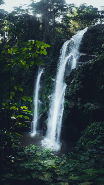 istock Waterfall Mok Fah Waterfall in the jungle 1170843836