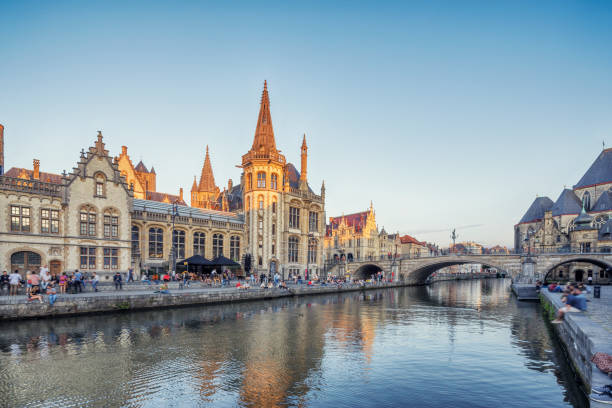 istock Graslei Harbour, Ghent, Belgium 1170844268