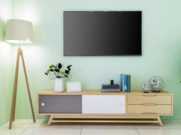 istock Spacious living room design of modern residence 1170862961