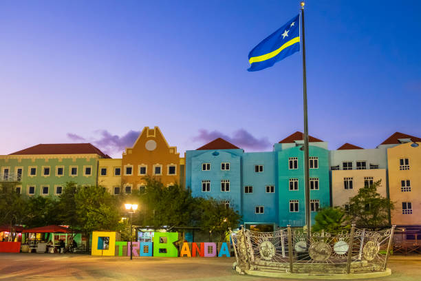 istock Curacao, Willemstad - Otrobanda district at sunset 1170868831