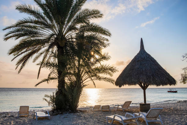 istock Curacao, Cas Abao beach at sunset 1170868860