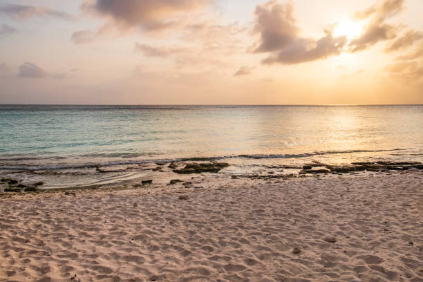 istock Curacao, Cas Abao beach at sunset 1170869019
