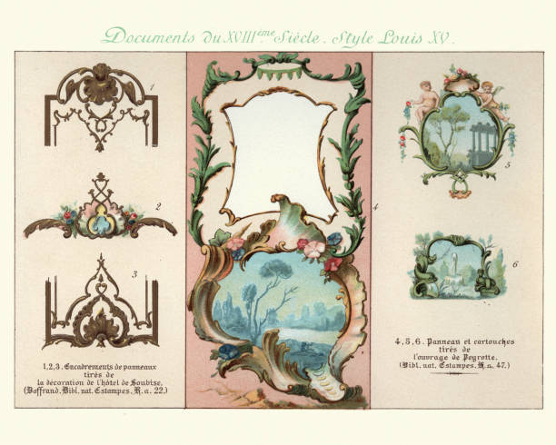 630+ French Rococo Stock Illustrations, Royalty-Free Vector