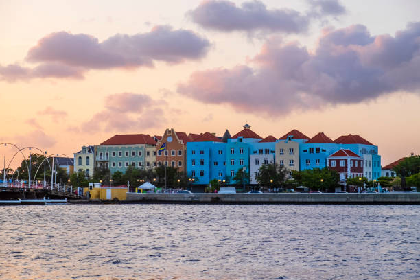 istock Curacao, Willemstad - St Anna Bay and Otrobanda district at sunset 1170869232