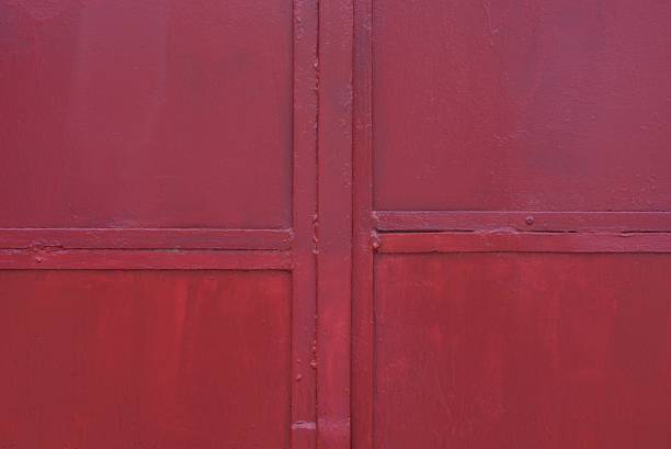 istock red metal background  from  iron wall 1170871635