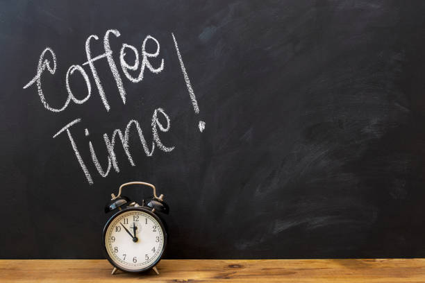 istock Alarm clock and text 