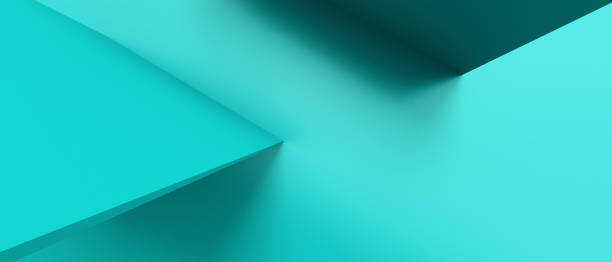 istock Creative geometric. Abstract, science, futuristic, energy technology concept. Blue room. Blue angle arrow overlap background. 3d illustration. 1170889330
