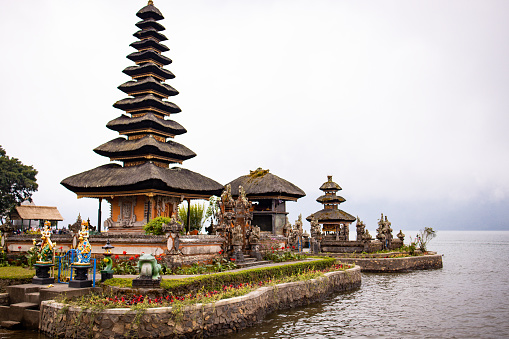 Religion, Hinduism, Travel, Bali - Image of Pura Ulun Danu Beratan Temple Bali, Indonesia