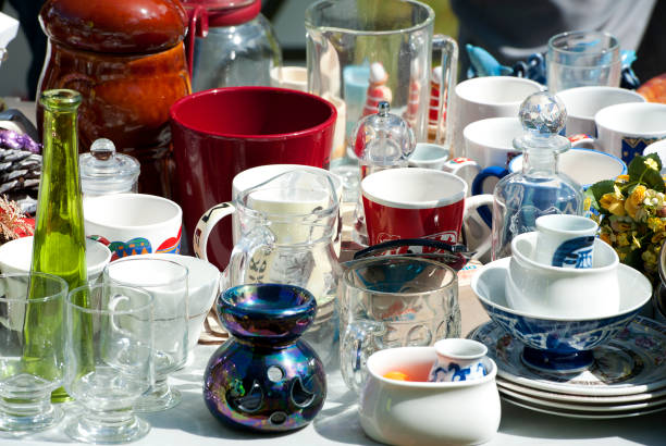 istock Bric-a-brac at garden fete, England, UK 1170899202