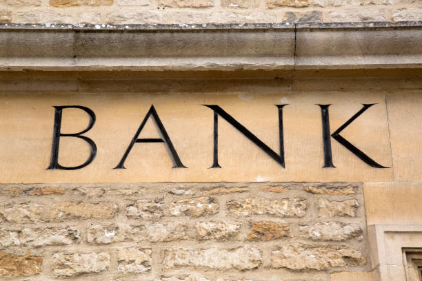 istock Bank Sign on Building 1170900539