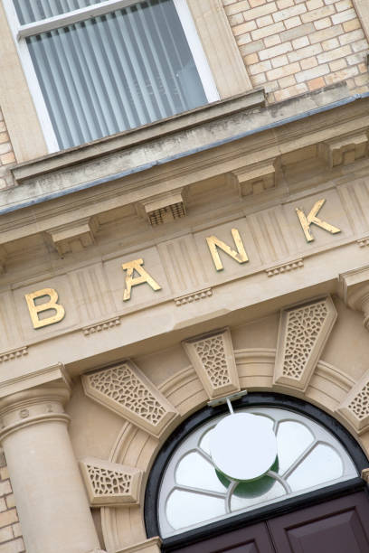 istock Bank Sign on Building 1170900856