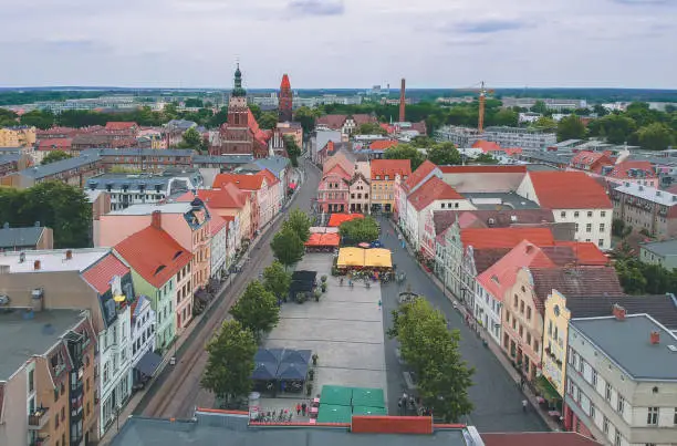 Cottbus. A university city and the second-largest city in Brandenburg, Germany