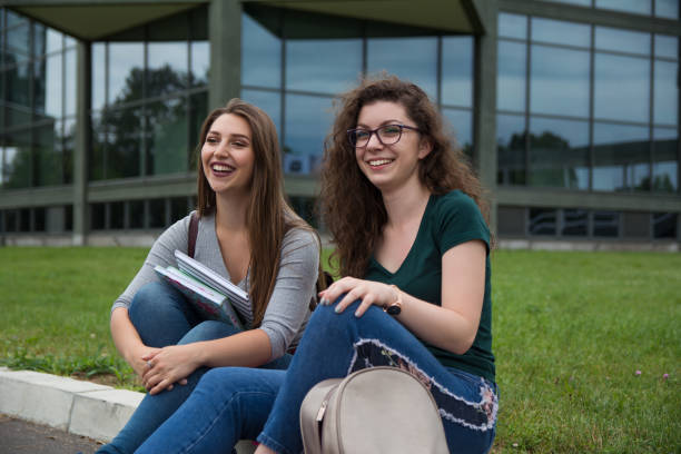 istock Female college students on university campus 1170904654