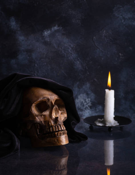 istock Scary Human Halloween Skull 1170908271