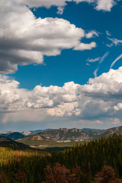 Beautiful landscape in Rocky Mountain National Park in Colorado.