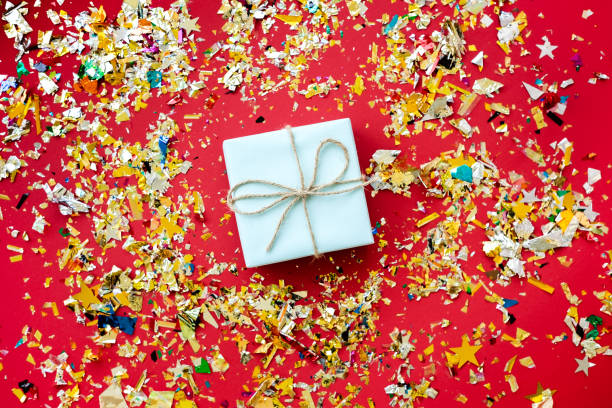 istock Red Christmas background , holiday concep. 1170918205
