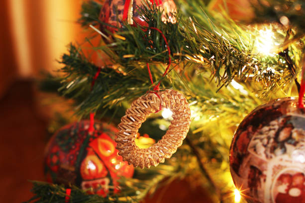 istock Toys on the New Year tree. Celebration 1170923297