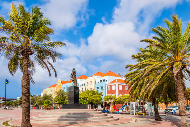 curaçao, willemstad-distrito de otrobanda - otrobanda - fotografias e filmes do acervo