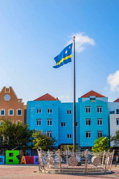 curaçao, willemstad-distrito de otrobanda - otrobanda - fotografias e filmes do acervo