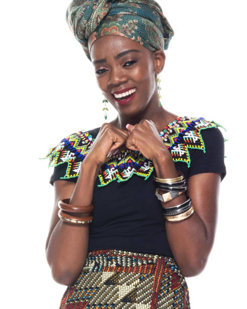 istock Profile view of African female 1170926360