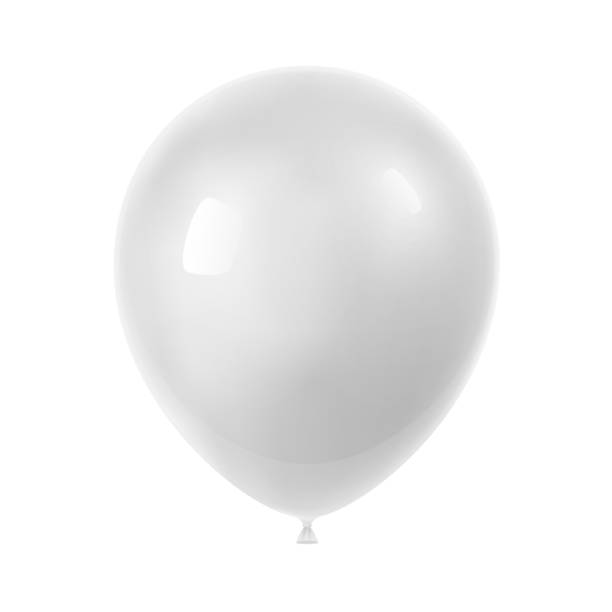 istock 3d Realistic Colorful Balloon. Birthday balloon for party and celebrations.  Isolated on white Background. Vector Illustration 1170929876