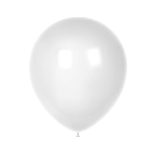 istock 3d Realistic Colorful Balloon. Birthday balloon for party and celebrations.  Isolated on white Background. Vector Illustration 1170930166