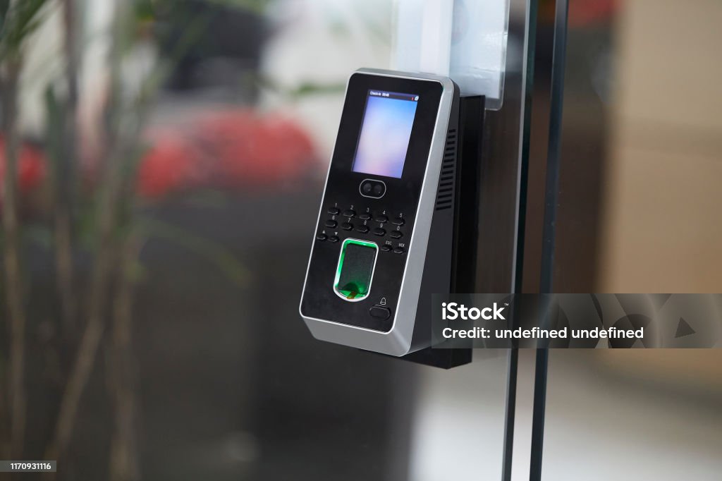 Machine For Face Scan Face Scanner Recognition Machine Stock Photo - Download Image Now ...