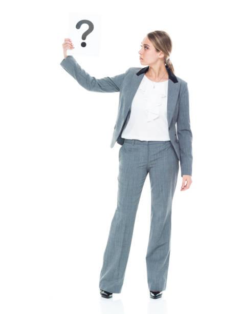 istock Businesswoman holding a question mark sign 1170932668