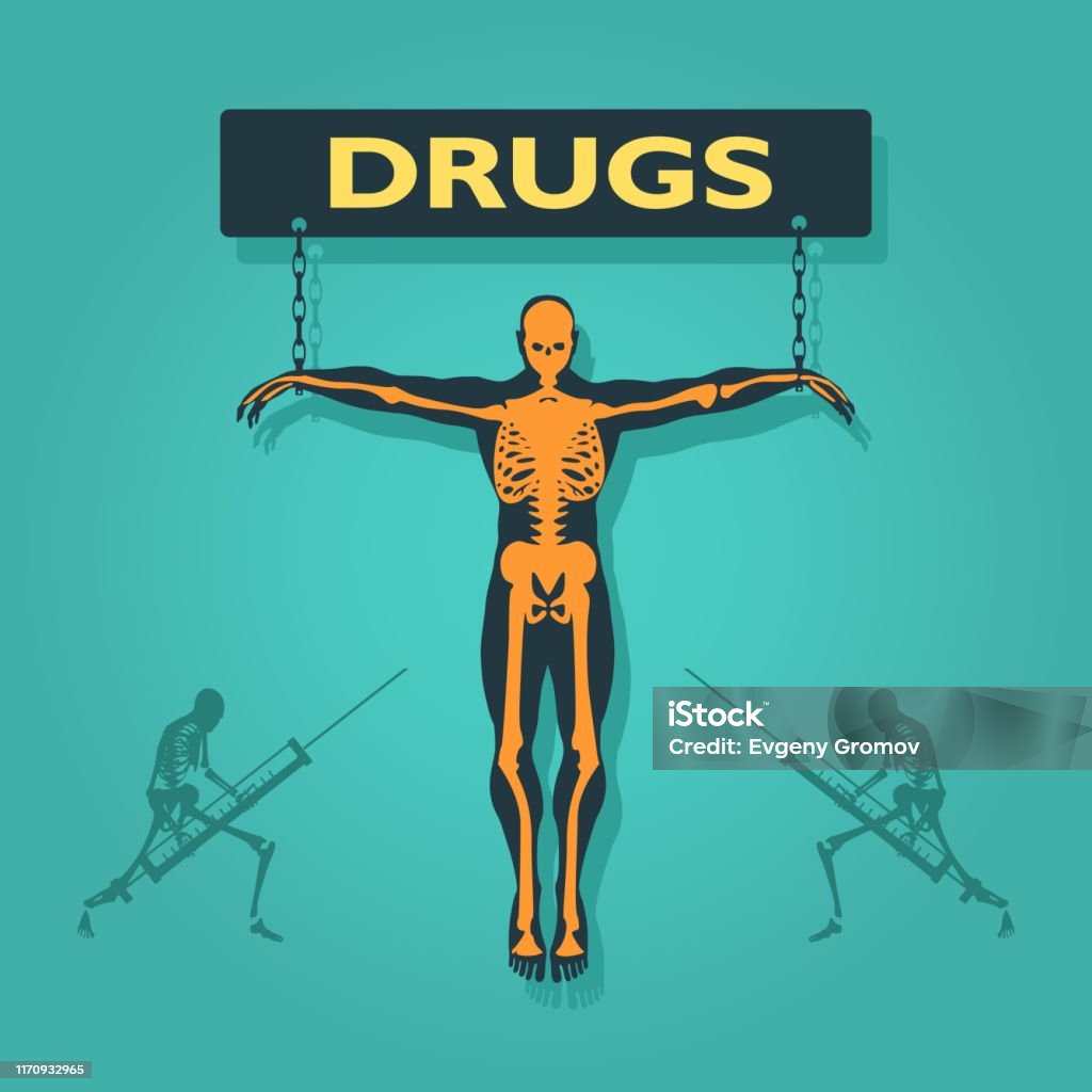 Represent Addiction Addiction Metaphor Illustration Stock Illustration - Download Image Now ...