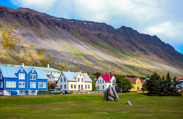 Iceland, natural wonders and traditions stock photo