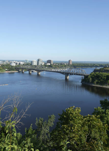 istock Royal Alexandra Interprovincial Bridge, Ottawa River, Canada 1170936628