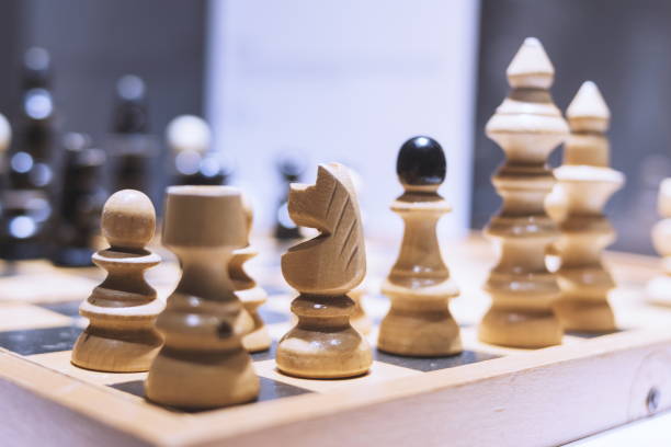 istock Close-Up Of Chess Pieces On Board 1170939338