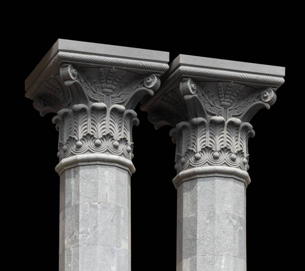columns and capitals, gypsum moldings, wall textures and patterns