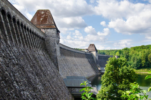 istock Old water dam.  Mohnesee Dam. 1170952894