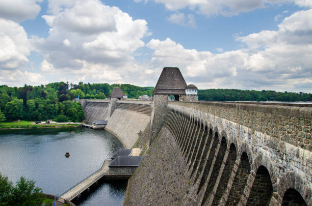istock Old water dam.  Mohnesee Dam. 1170953014