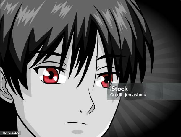 Anime Character From Cartoon Manga Hero In Japanese Style Stock  Illustration - Download Image Now - iStock