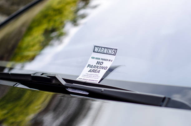 istock Close-up of parking ticket on car's windshield 1170958149