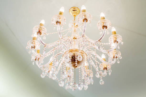 istock chandelier in classicroom shining 1170961270