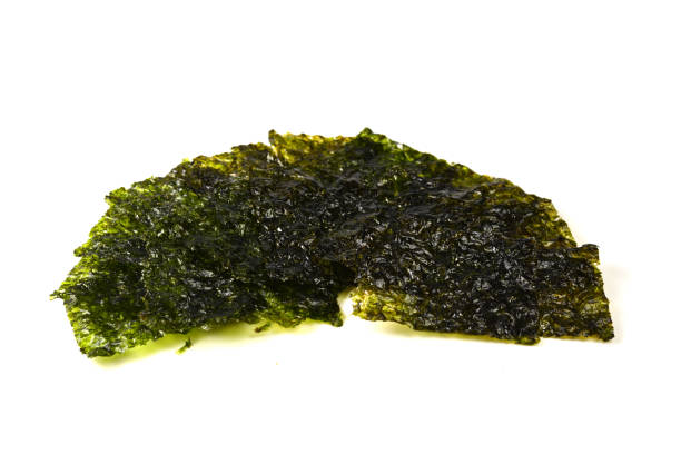 istock Nori seaweed isolated on white. 1170966238