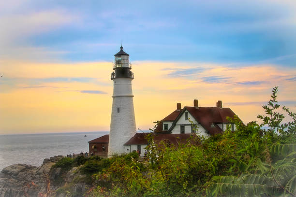 istock Portland Head Lighthouse - early dusk 1170967122