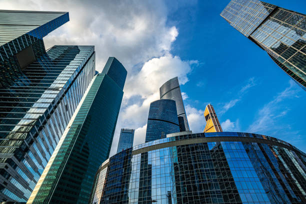 istock Skyscrapers and blue sky 1170968297