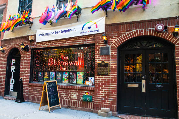 Historic Stonewall Inn stock photo