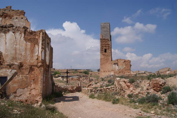 istock Walk through the old town of Belchite 1170970450