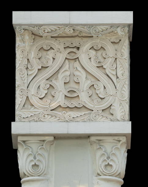 istock gypsum stucco, plaster ornaments and patterns, wall texture 1170972913