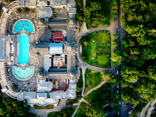 istock Famous landmark - heroes square from high angle view 1170973313